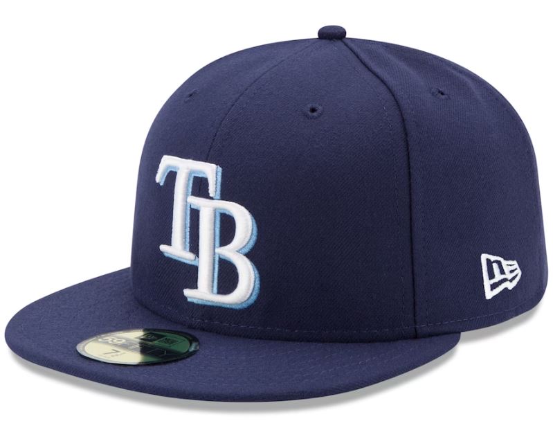 Tampa Bay Rays New Era 59FIFTY Authentic Collection On-Field Fitted Hat - Navy