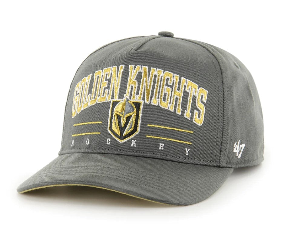 Vegas Golden Knights '47 Brand Roscoe Hitch Charcoal Adjustable Hat