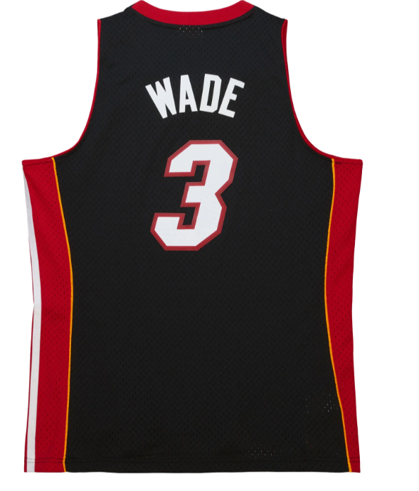 Miami HEAT Dwyane Wade Youth Mitchell & Ness 2012-13 Swingman Jersey - Black