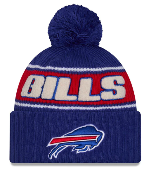 Buffalo Bills New Era 2024 Cold Weather Pom Knit