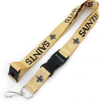 New Orleans Saints Team Lanyard - Gold