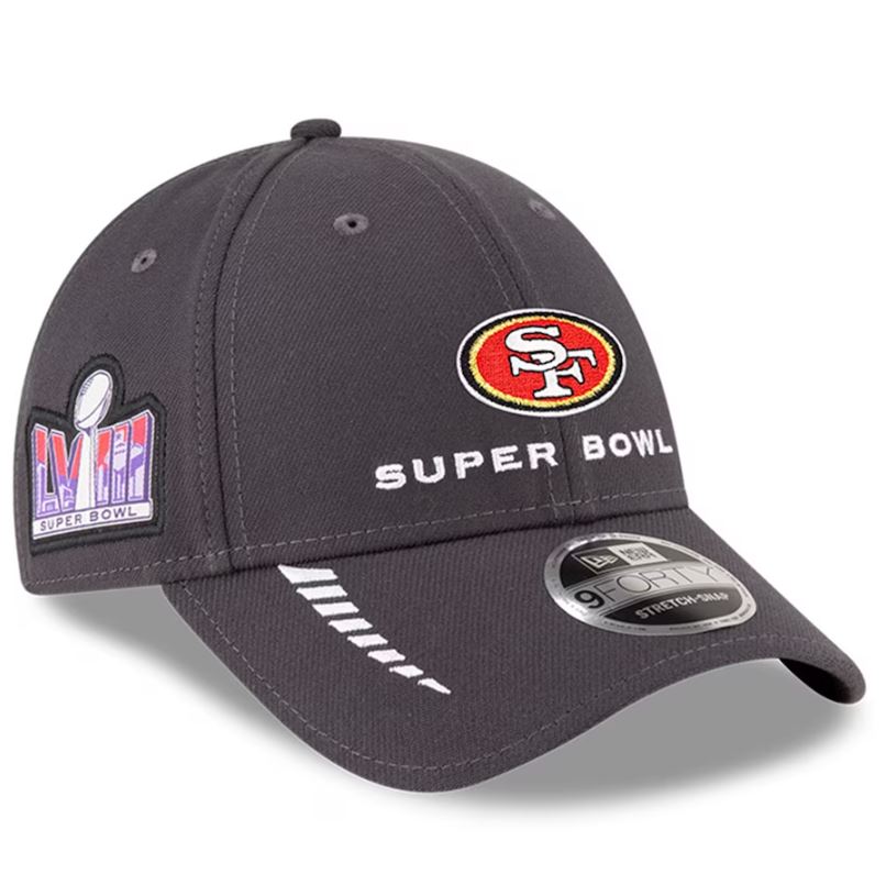 San Francisco 49ers Super Bowl LVIII Opening Night New Era 9FORTY Adjustable Hat