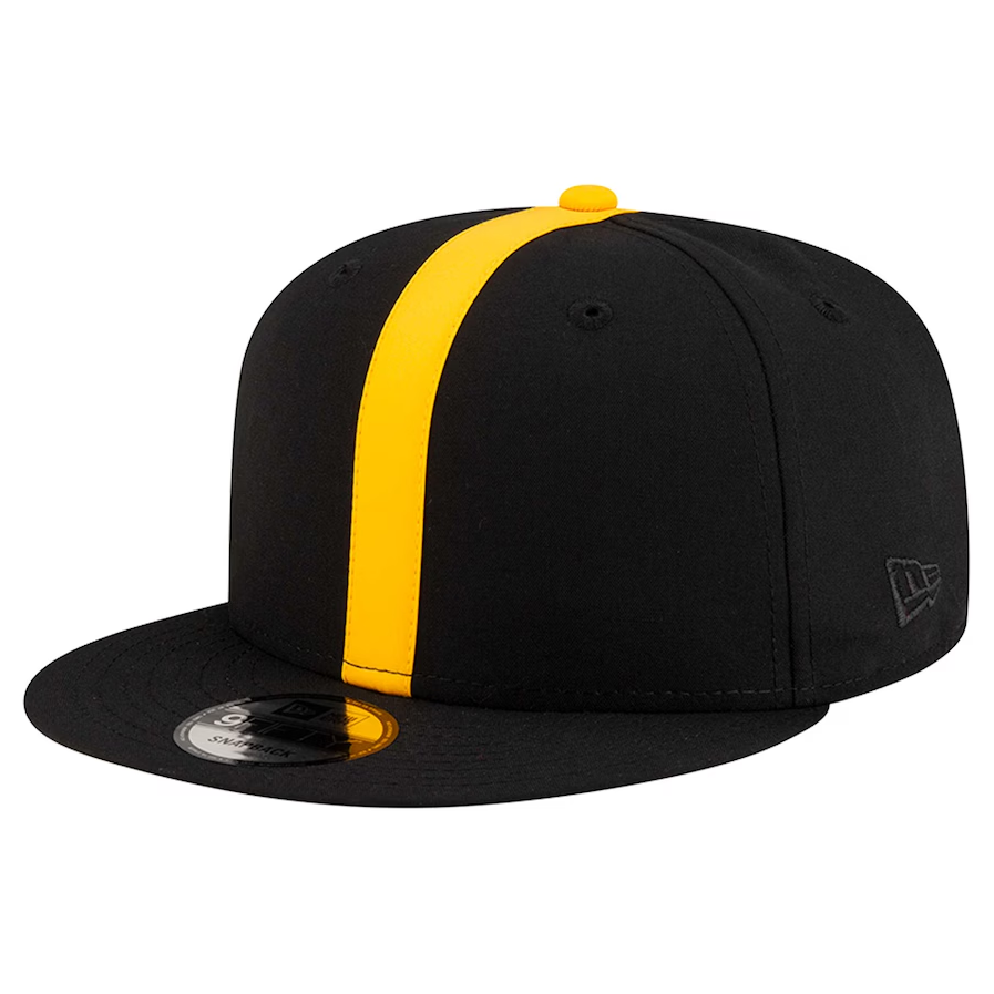 Pittsburgh Steelers New Era Helmet 9FIFTY Snapback Hat - Black