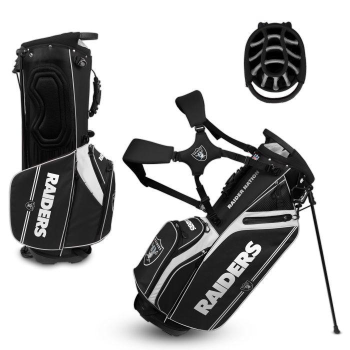 LAS VEGAS RAIDERS CADDIE CARRY HYBRID BAG