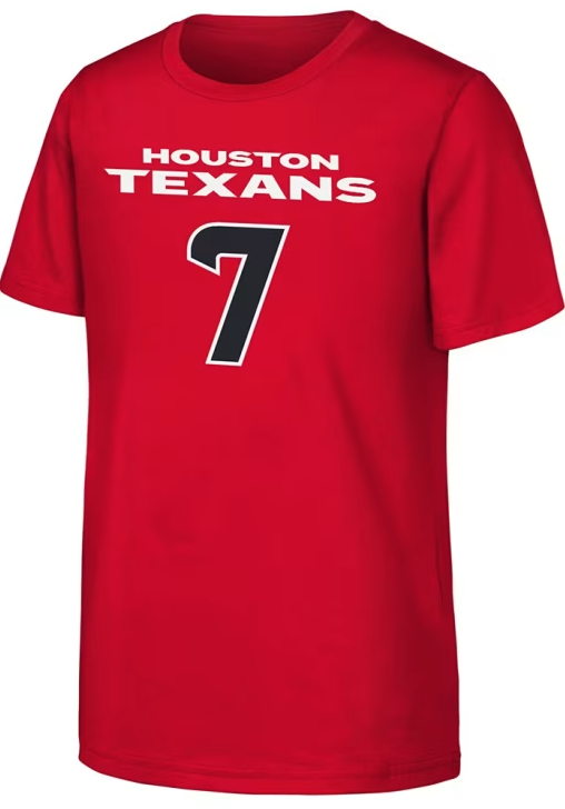 CJ Stroud Houston Texans Youth Mainliner Player Tee - Red