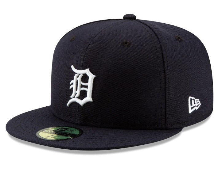 Detroit Tigers New Era Navy Home Authentic Collection On-Field Logo 59FIFTY Fitted Hat