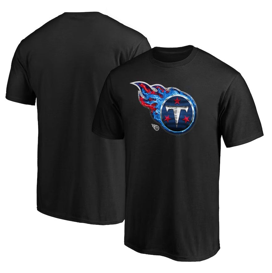 Tennessee Titans Midnight Mascot T-Shirt - Black