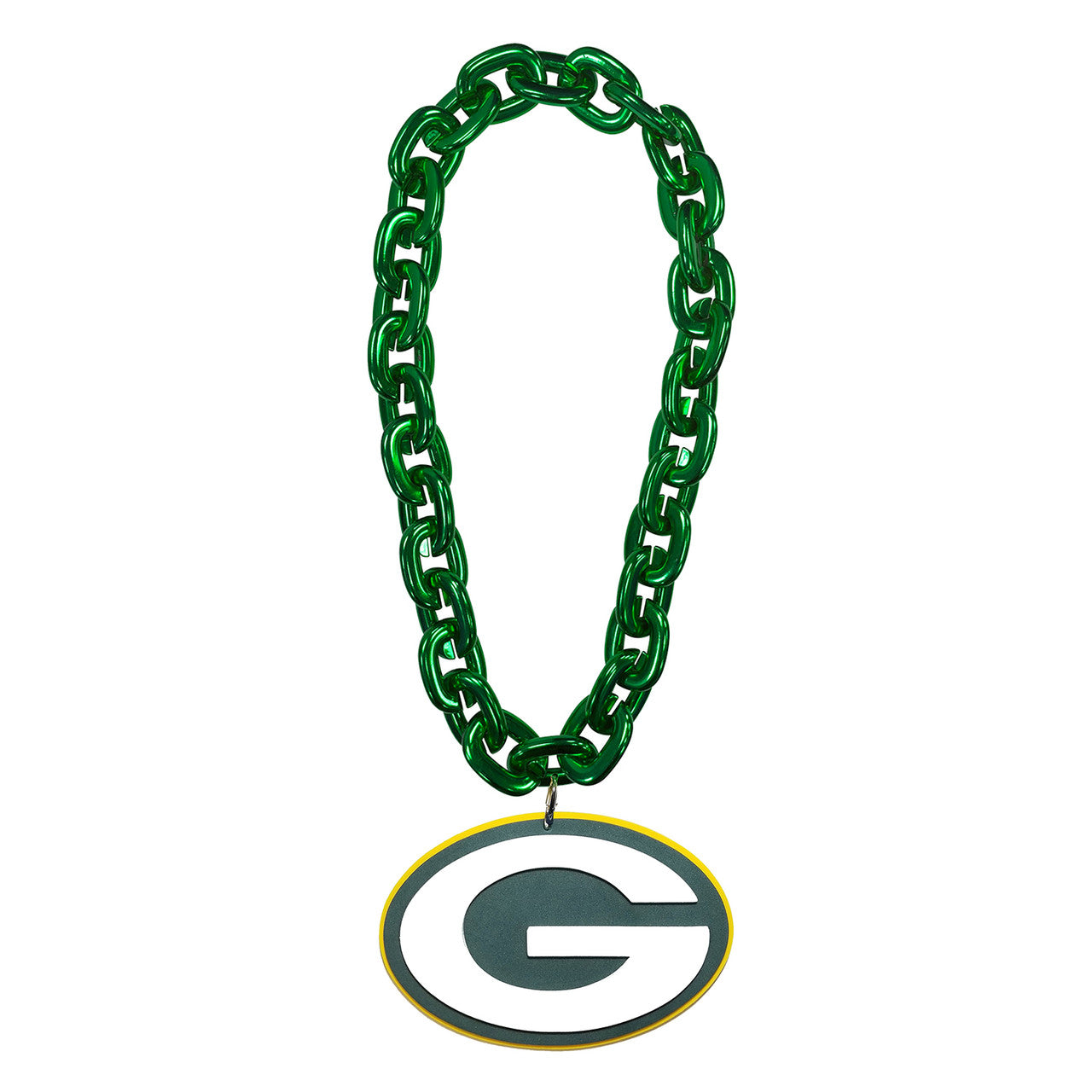 Green Bay Packers Oversized Fan Chain Necklace - Green Chain
