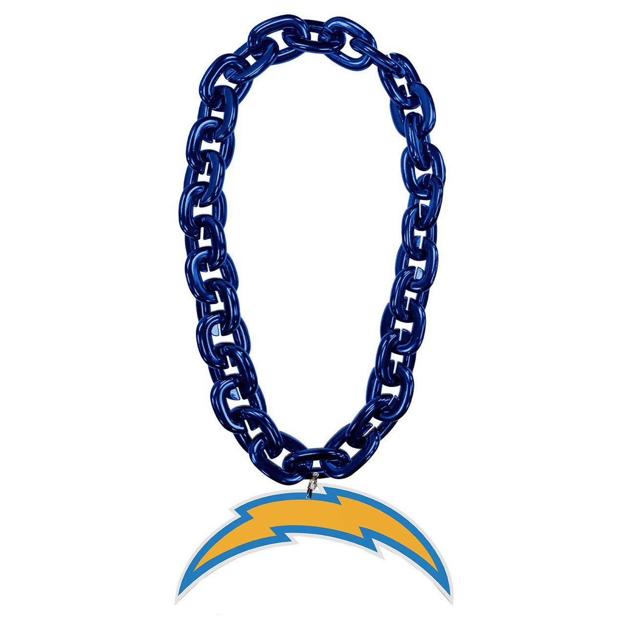 Los Angeles Chargers Oversized Fan Chain Necklace - Blue Chain