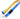 Los Angeles Chargers Reversible Lanyard - Yellow/Blue
