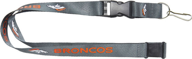 DENVER BRONCOS (CHARCOAL) TEAM LANYARD