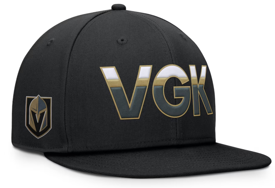 Vegas Golden Knights Fanatics Black Authentic Pro Team Rink Snapback Hat