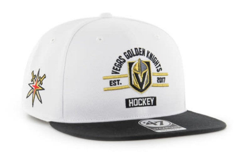 Vegas Golden Knights '47 Captain White Claude Snapback Hat