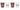 Minnesota Vikings Four-Pack Shot Glass Set