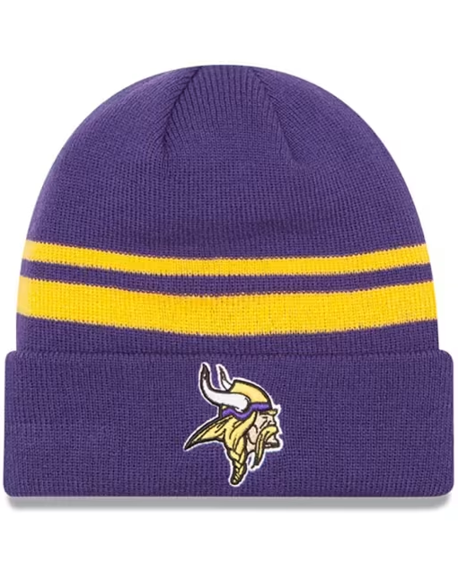 Minnesota Vikings Purple Basic Cuff Mens Knit Hat