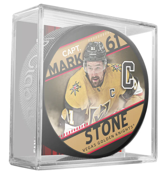Vegas Golden Knights Inglasco Mark Stone Puck