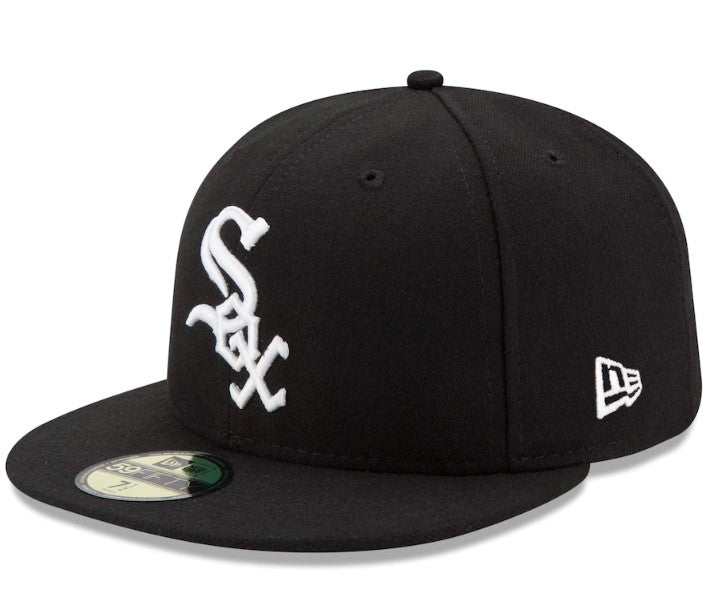 Chicago White Sox New Era 59FIFTY Black Game Authentic Collection On-Field Fitted Hat