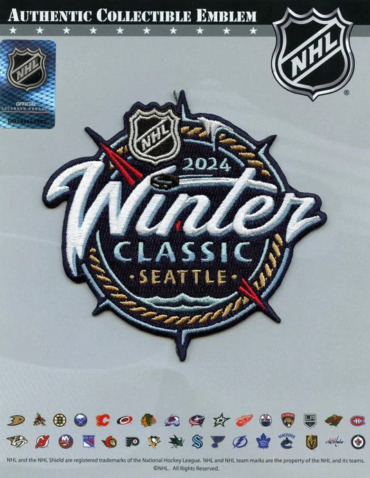 NHL 2023 - 2024 Winter Classic Seattle Patch - Navy