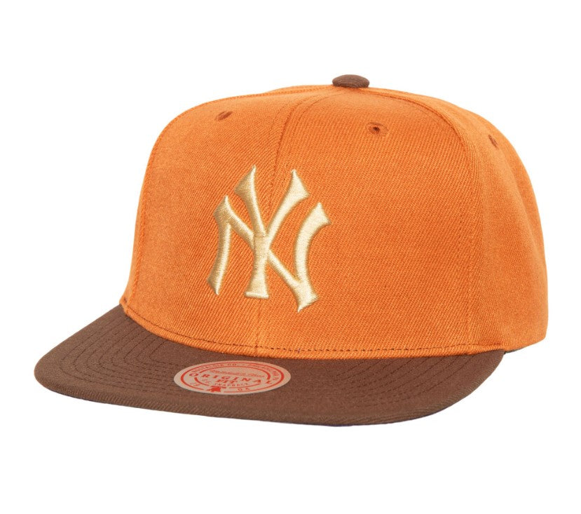 New York Yankees Sweet Potato Pie Snapback Coop Hat - Burnt Orange