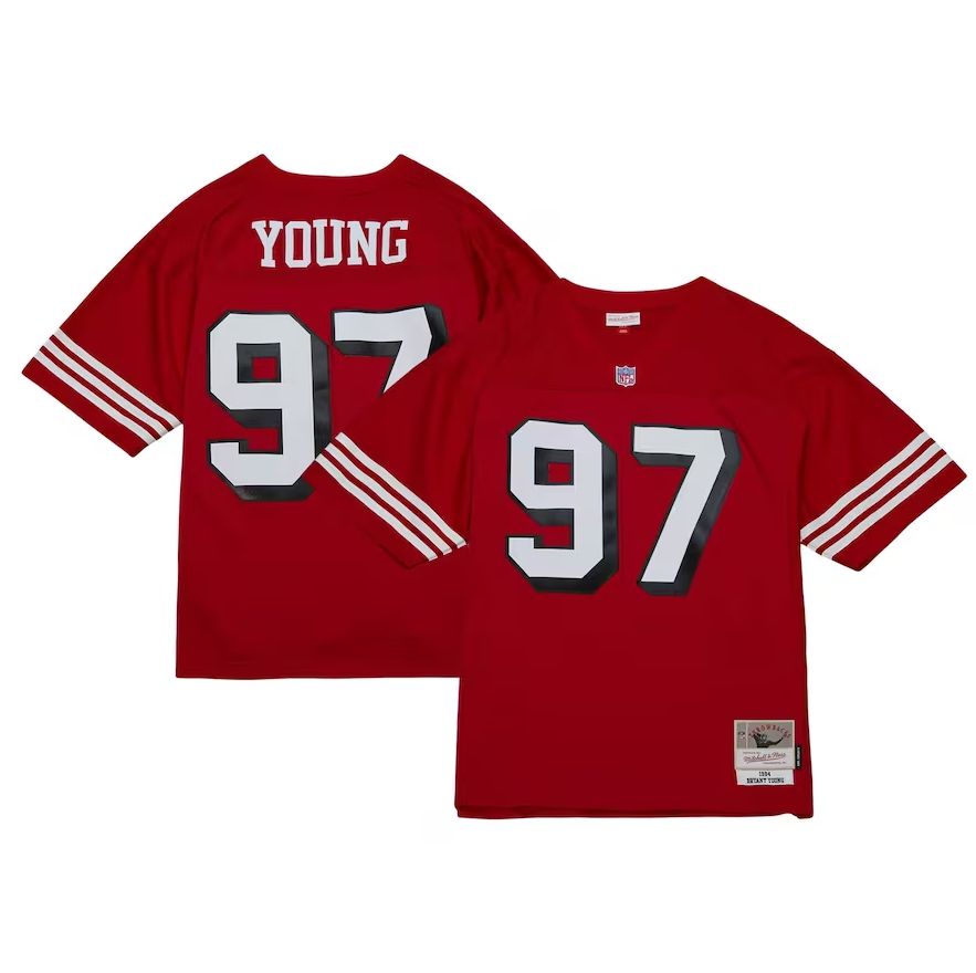 San Francisco 49ers Bryant Young Mitchell & Ness Scarlet Legacy Replica Jersey