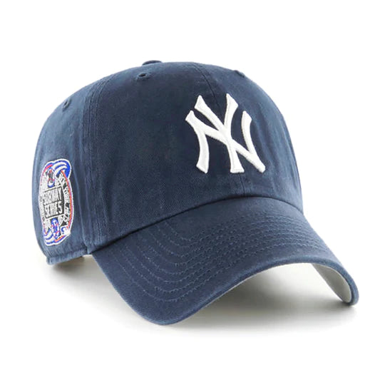 New York Yankees Navy Blue Subway Series Patch Clean Up