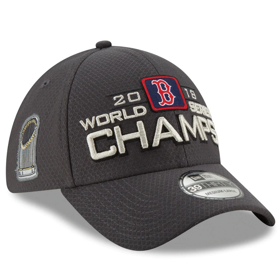 Boston Red Sox New Era 39THIRTY 2018 World Series Champs Adjustable Hat