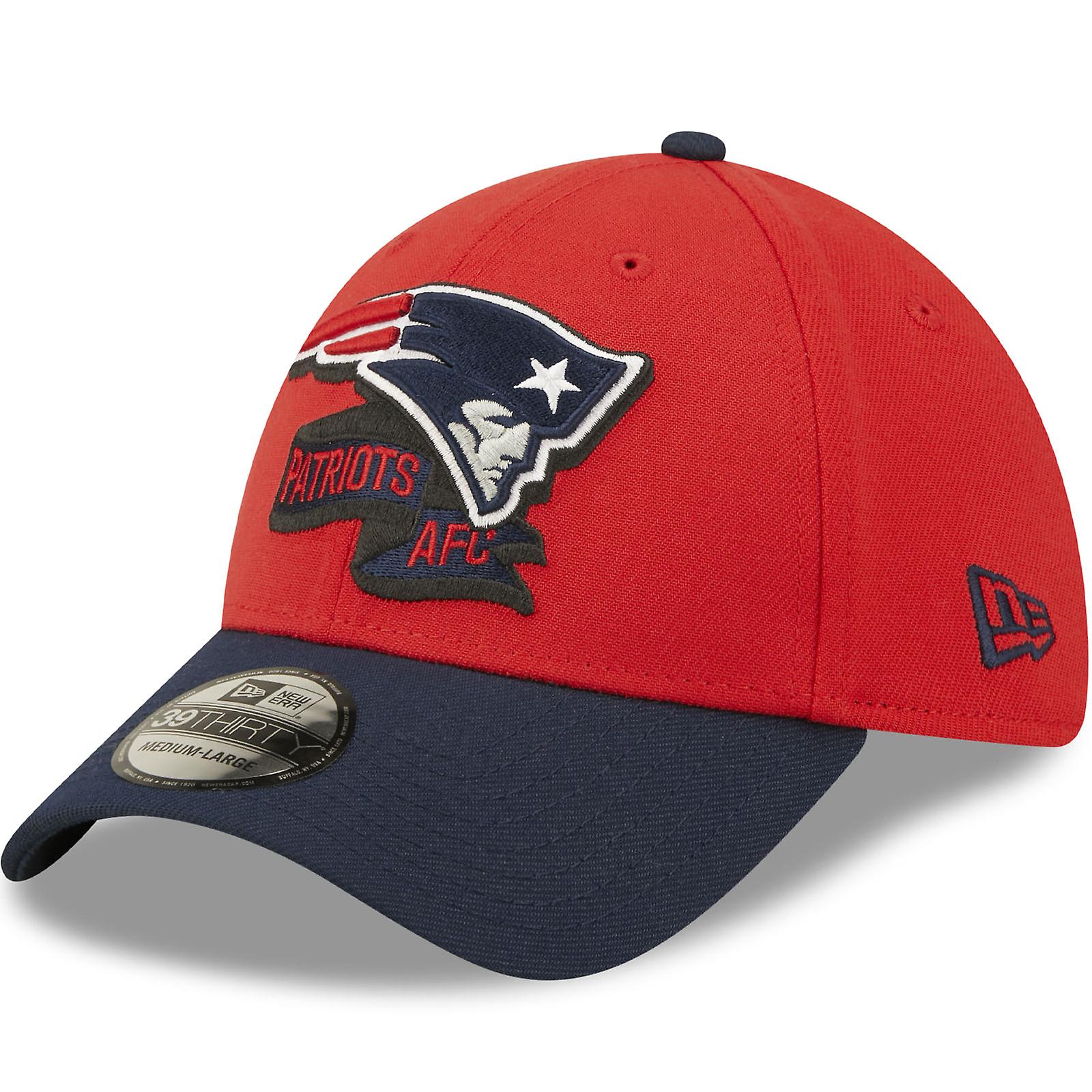 New England Patriots New Era Red SEC 2022 Sideline 39THIRTY Flex Hat
