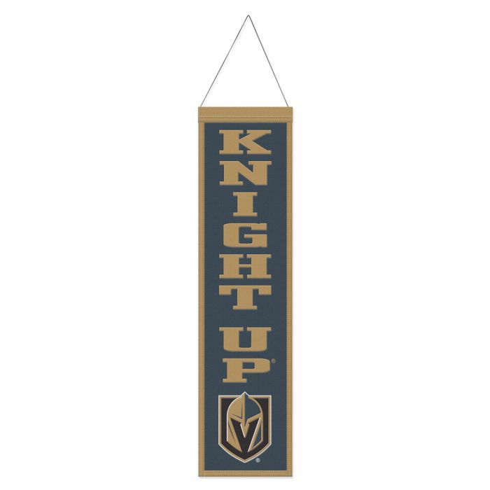 Vegas Golden Knights Knight Up 8" x 32" Wool Banner