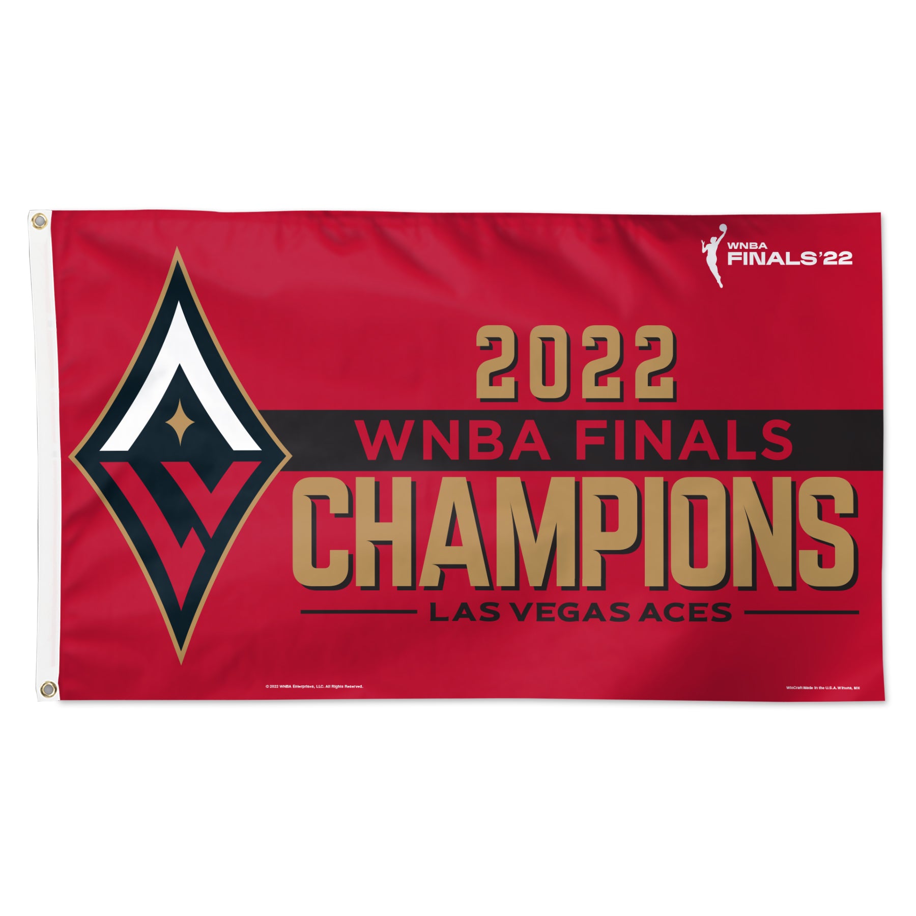Las Vegas Aces Championship Deluxe 3x5 Flag