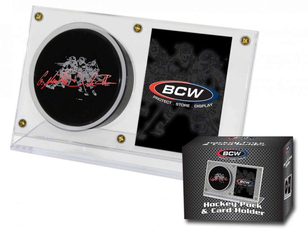 Hockey Puck & Card Holder