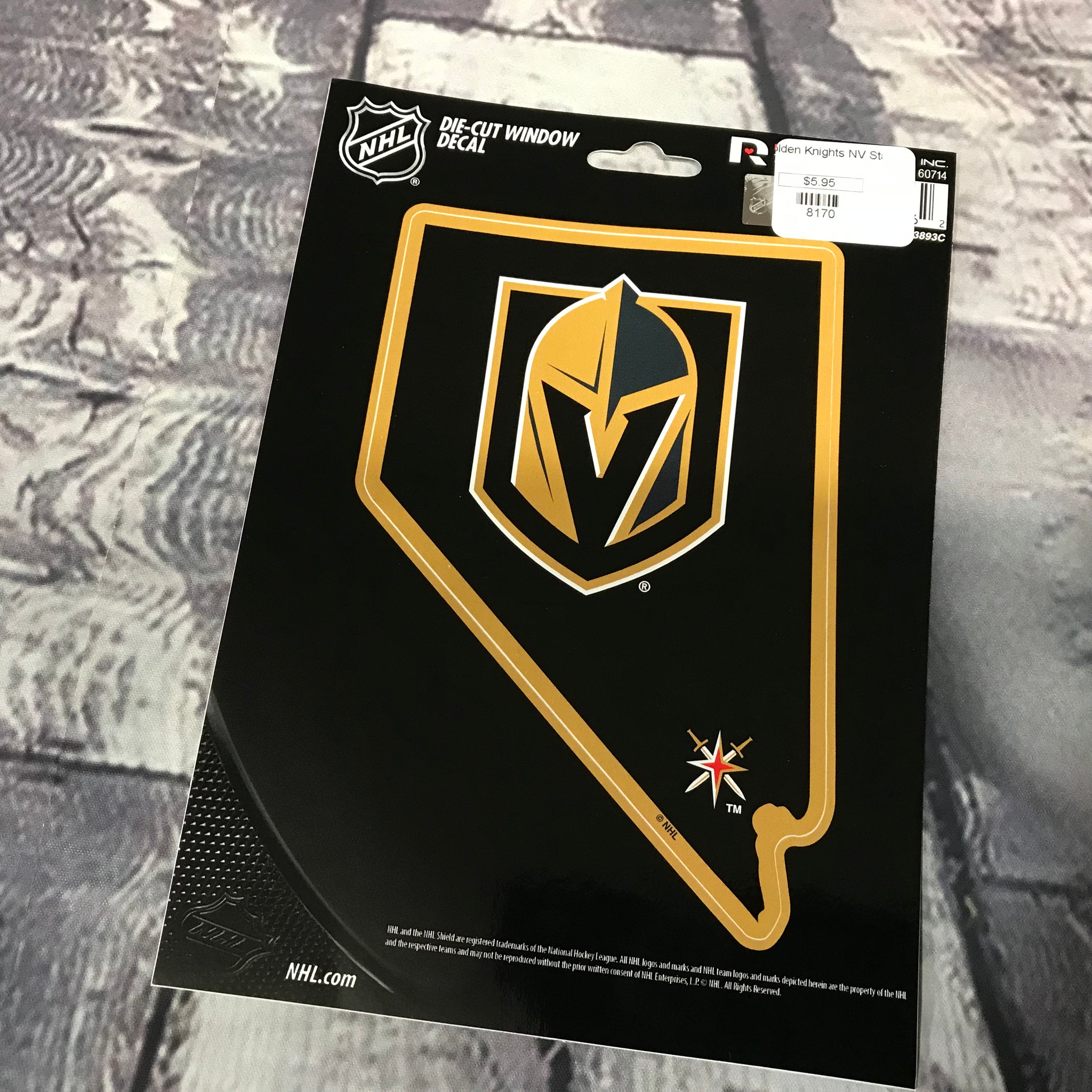 Golden Knights State Decal