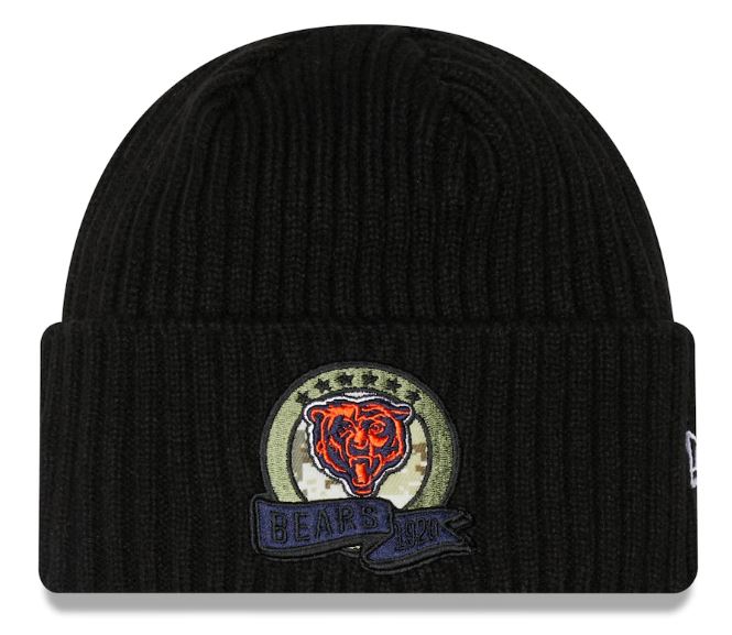 Chicago Bears 2022 Salute To Service Knit Beanie
