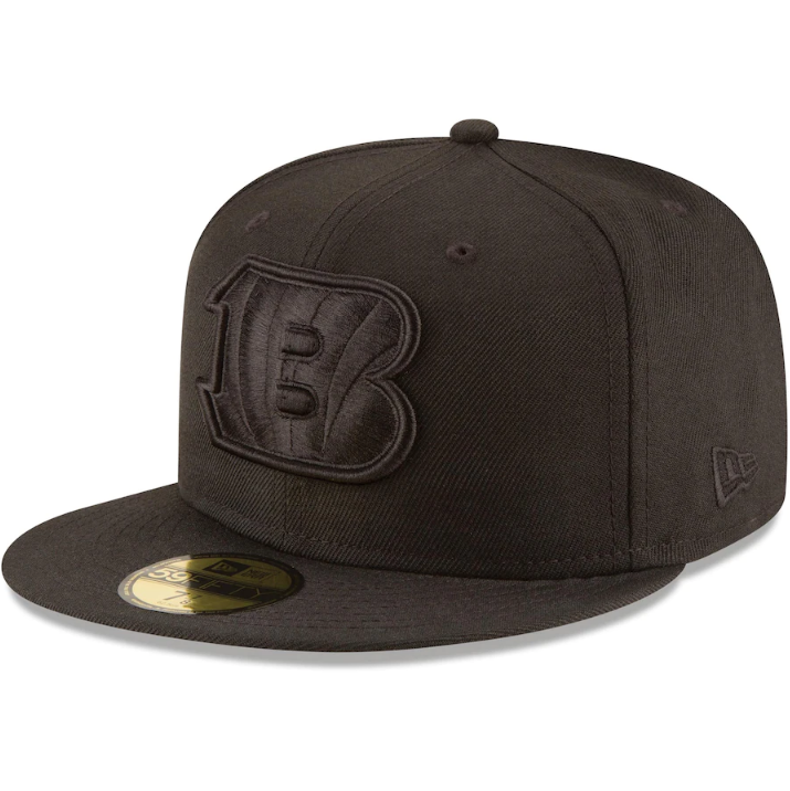 Cincinnati Bengals New Era 59FIFTY BOB Fitted Hat - Black