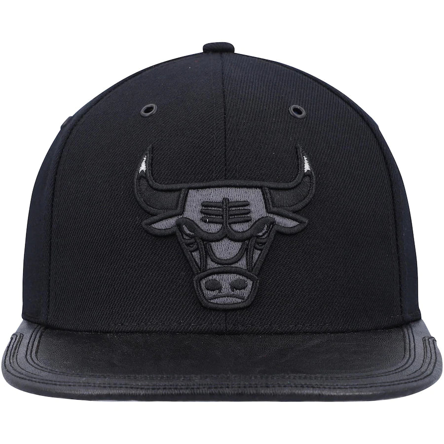 Bulls BOB Leather Bill Snapback