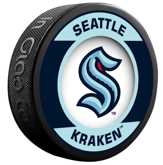 Seattle Kraken Retro Logo Puck
