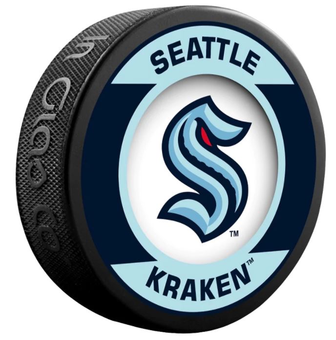Custom Pucks Seattle Seattle Kraken Retro Logo Puck – Sports Town USA
