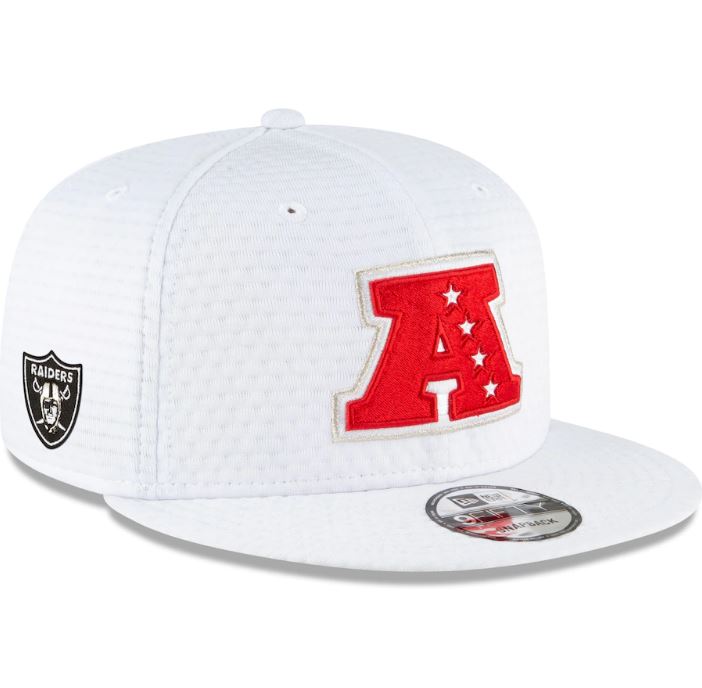 2022 NFL Raiders Pro Bowl AFC Snapback Hat - White
