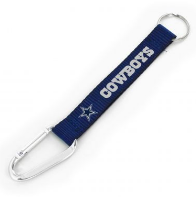 Dallas Cowboys Carabiner Lanyard Keychain - Navy