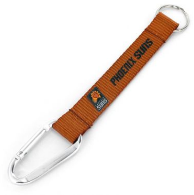 Phoenix Suns Carabiner Lanyard Keychain - Orange