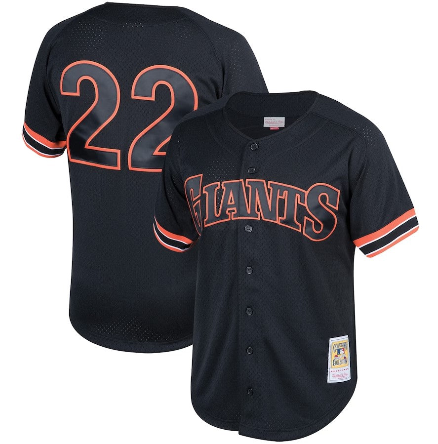 Men's San Francisco Giants Will Clark Mitchell & Ness Mesh Batting Practice Jersey