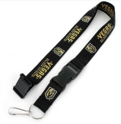Vegas Golden Knights Team Lanyard - Black