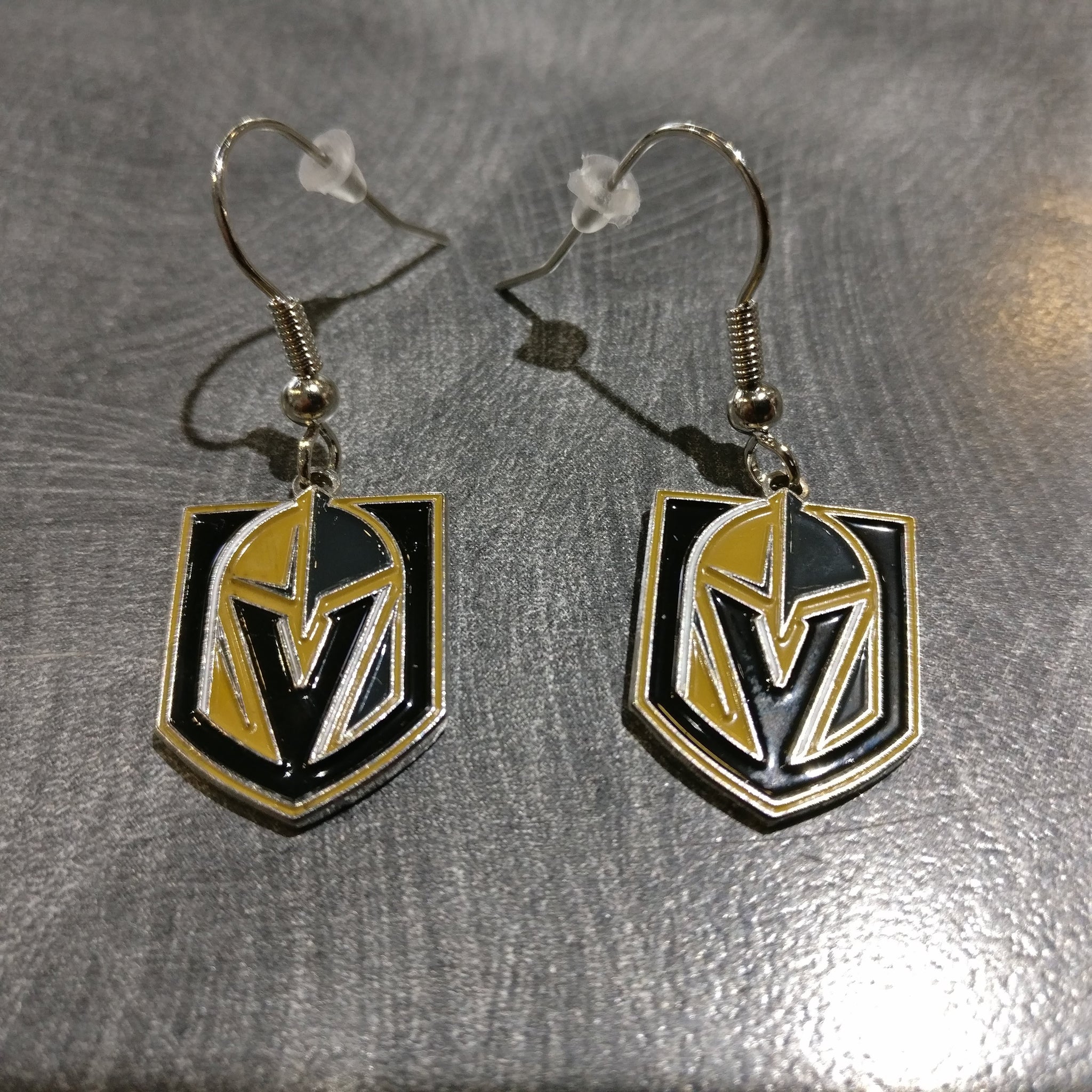 Vegas Golden Knights Dangle Earrings