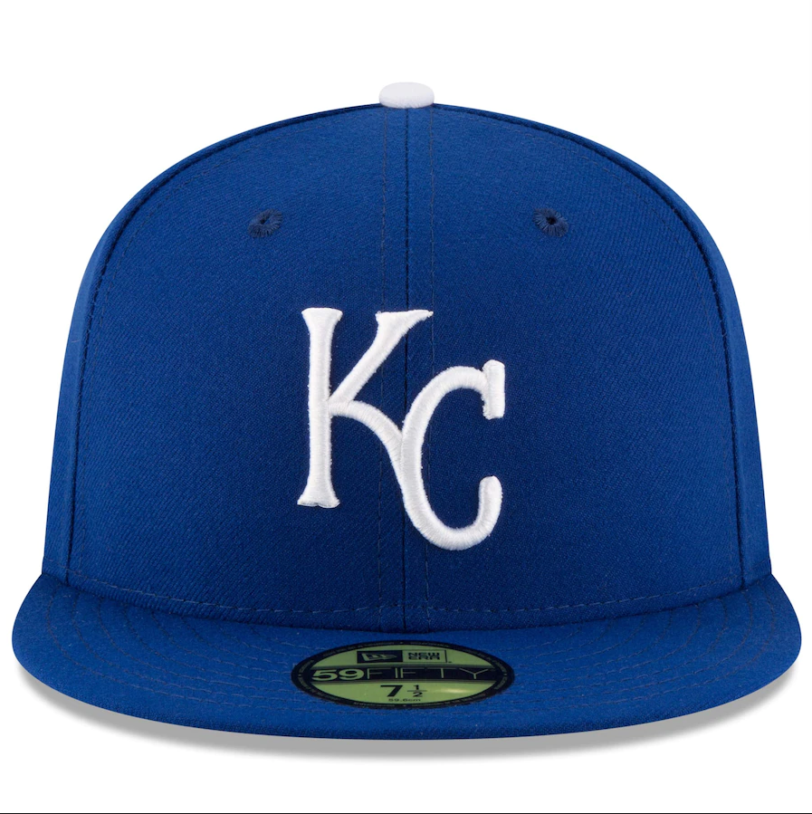 Kansas City Royals Men's New Era Royal Game Authentic Collection On-Field 59FIFTY Fitted Hat - Royal Blue