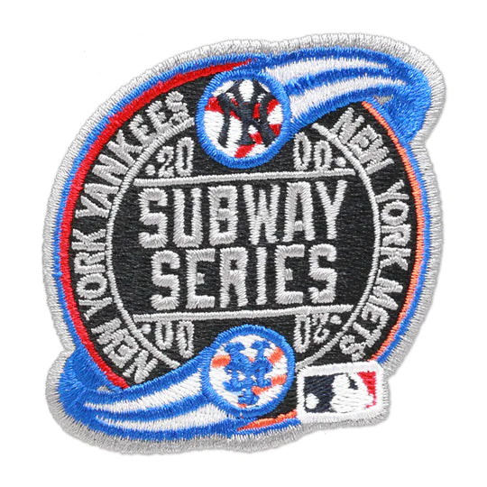 New York Yankees Navy Blue Subway Series Patch Clean Up