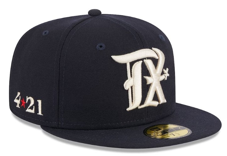Men's Texas Rangers New Era Navy 2023 City Connect 59FIFTY Fitted Hat ***