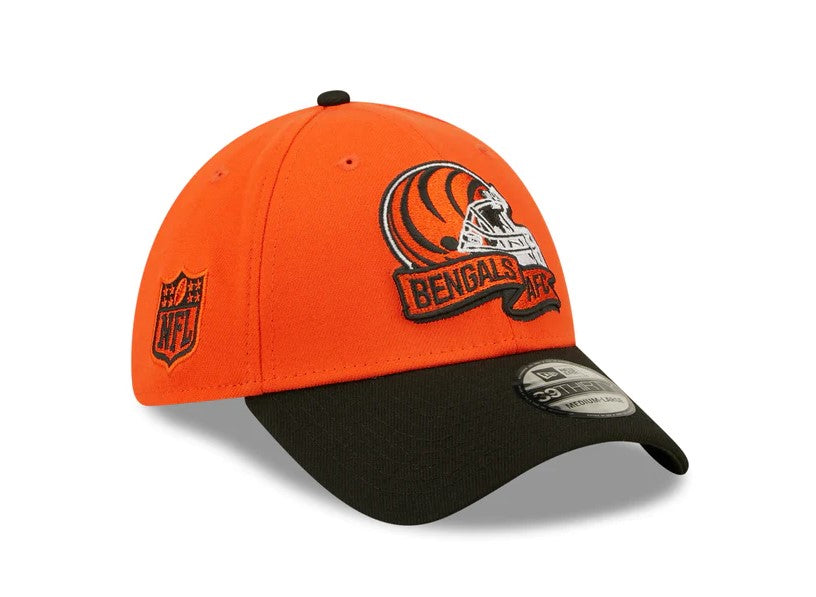 Cincinnati Bengals New Era Orange SEC 2022 Sideline 39THIRTY Flex Hat