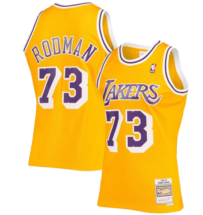 Los Angeles Lakers Mitchell & Ness NBA Airbrush Knit Jersey