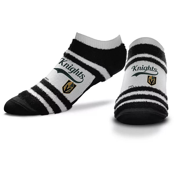 Golden Knights Block Stripe Socks - White/Black