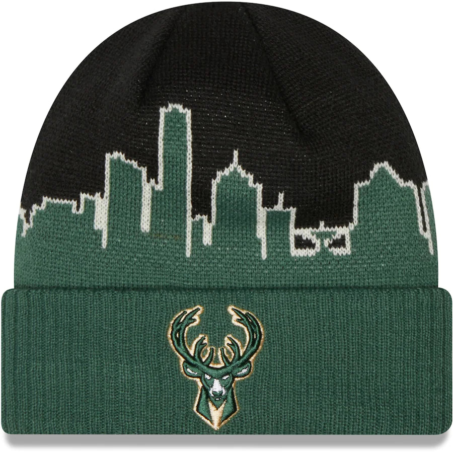 Milwaukee Bucks New Era 2022 Tip-Off Cuffed Knit Hat