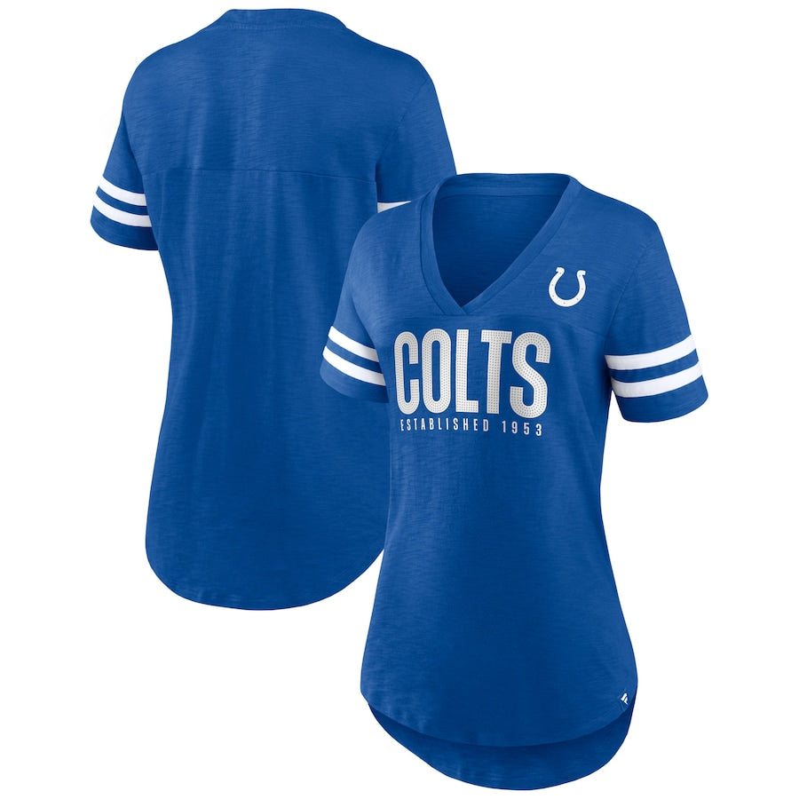 Indianapolis Colts Women's Speed Tested V-Neck T-Shirt